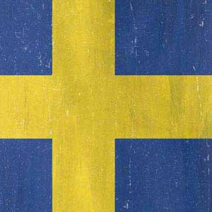 Sweden Flag Distressed Steam Deck Handheld Gaming Computer Skin